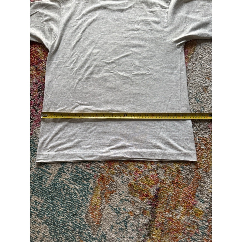 Vintage 90s Madison East Purgolders Mascot Heather Grey T-Shirt Size L - Picture 6 of 6
